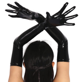 Patent Shine Pole-Dance  Gloves